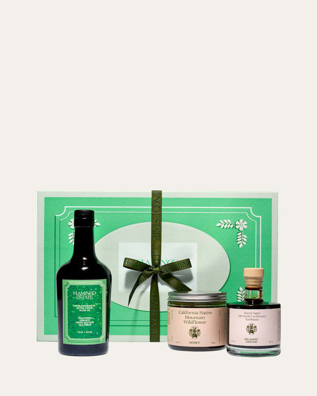 Garlic Olive Oil, Balsamic Vinegar, & Honey 3-Piece Gift Set